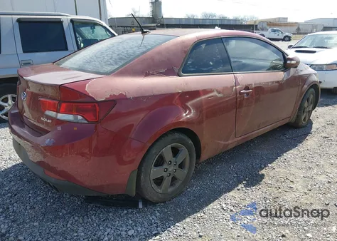 2010 Kia Forte Koup Ex z USA, uszkodzony, nr VIN KNAFU6A28A5262433